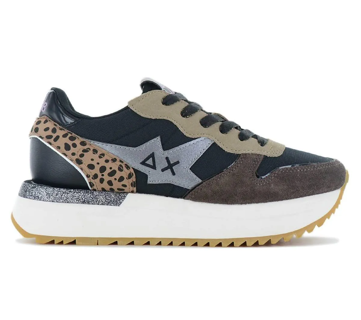 SUN68 Big Stargirl - Damen Sneakers Plateau Schuhe Z44218-11