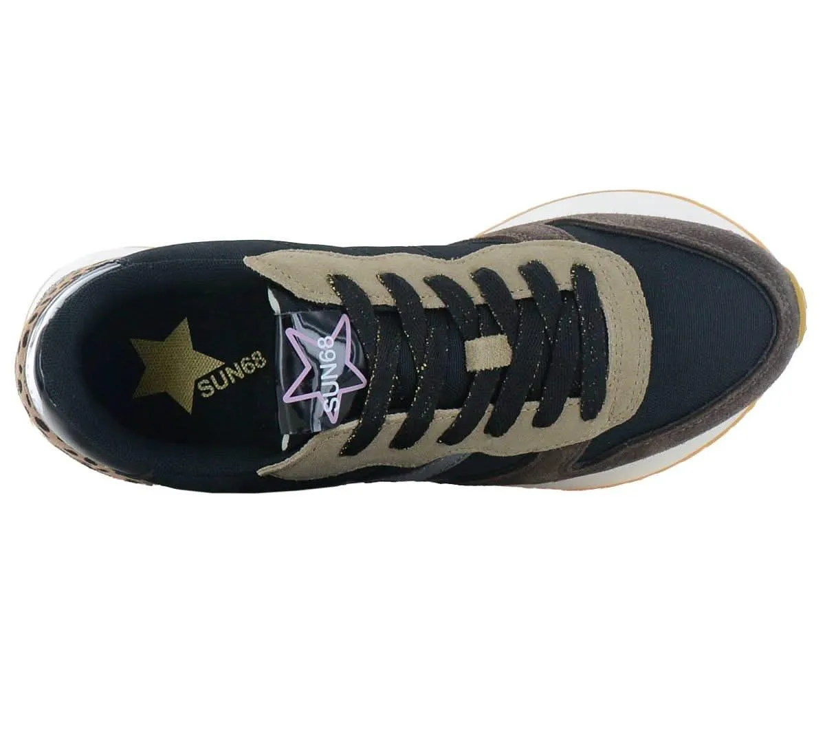 SUN68 Big Stargirl - Damen Sneakers Plateau Schuhe Z44218-11