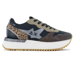 SUN68 Big Stargirl - Damen Sneakers Plateau Schuhe Z44218-11