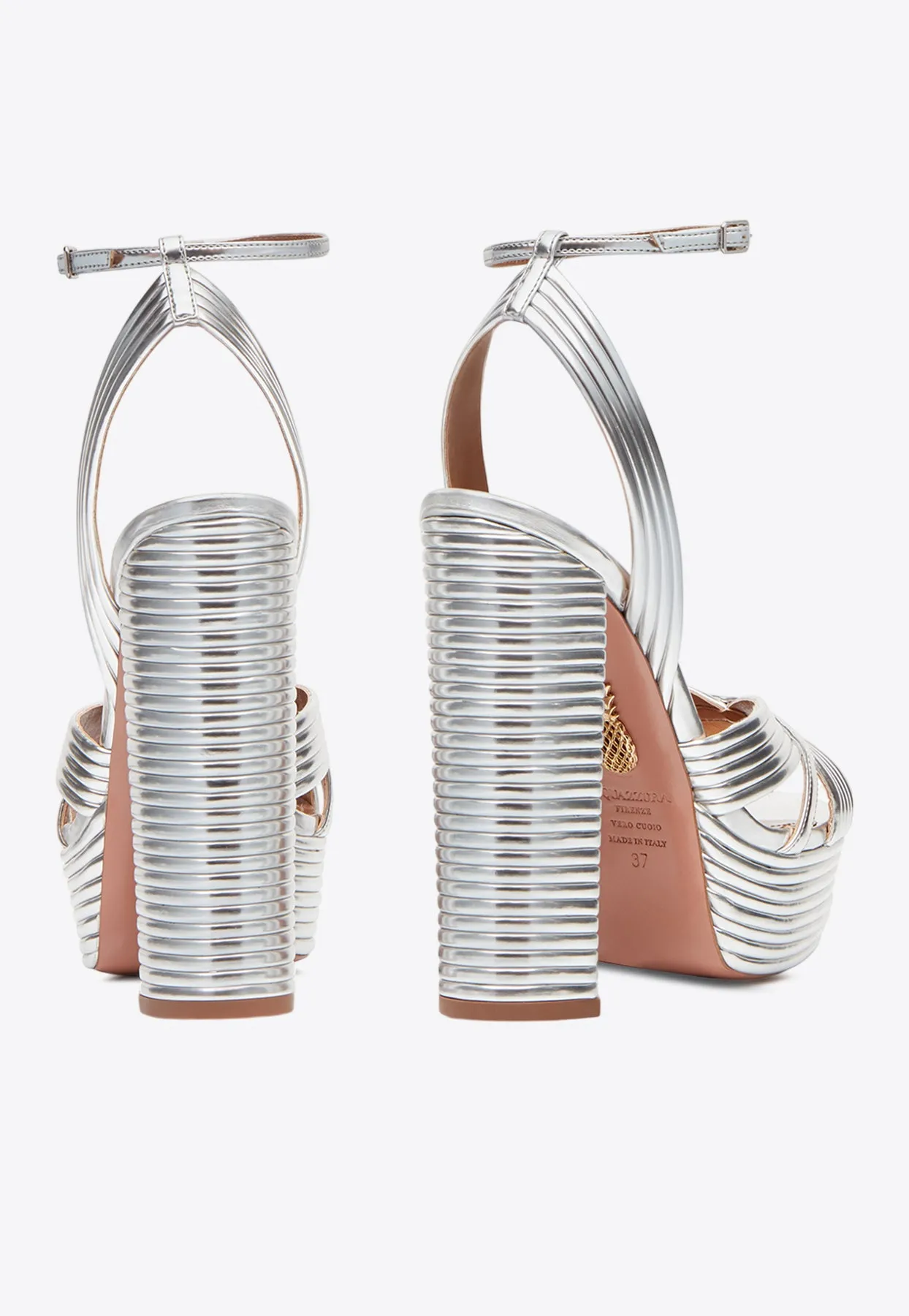 Sundance 140 Crystal-Embellished Platform Sandals