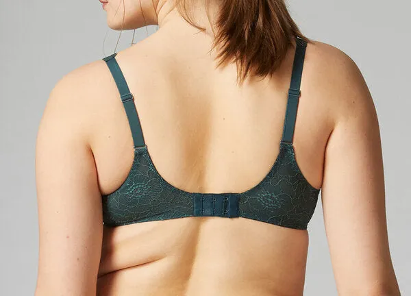 Swing Square Neck Full Cup Bra - Agate