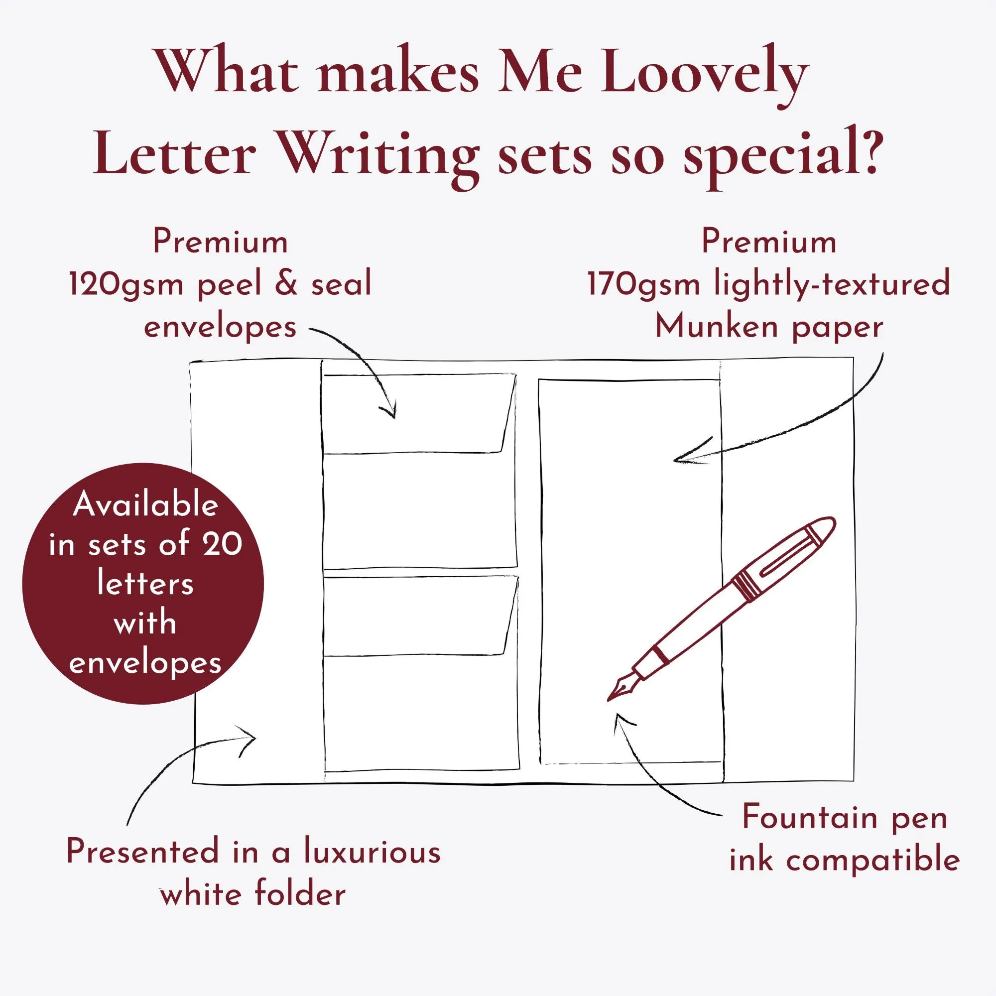 Tabby Cat Letter Writing Set in Writing Folder