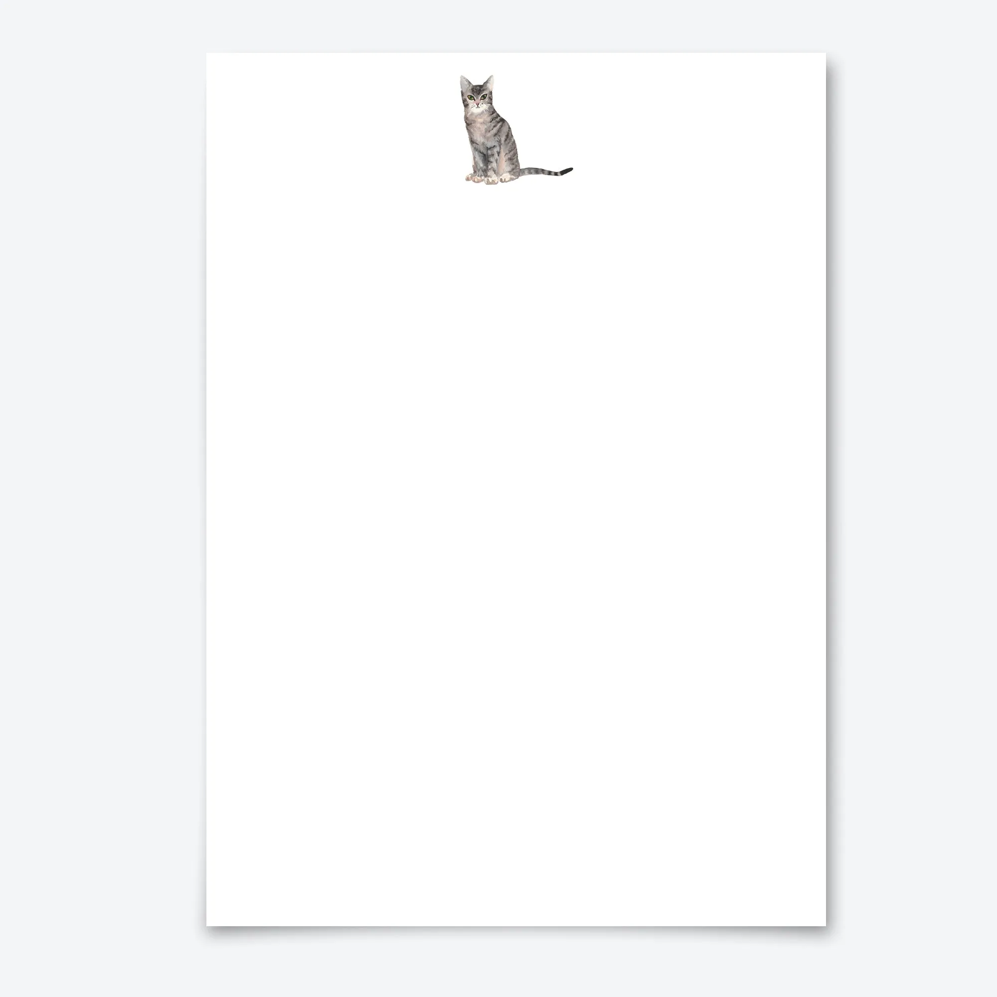 Tabby Cat Letter Writing Set in Writing Folder
