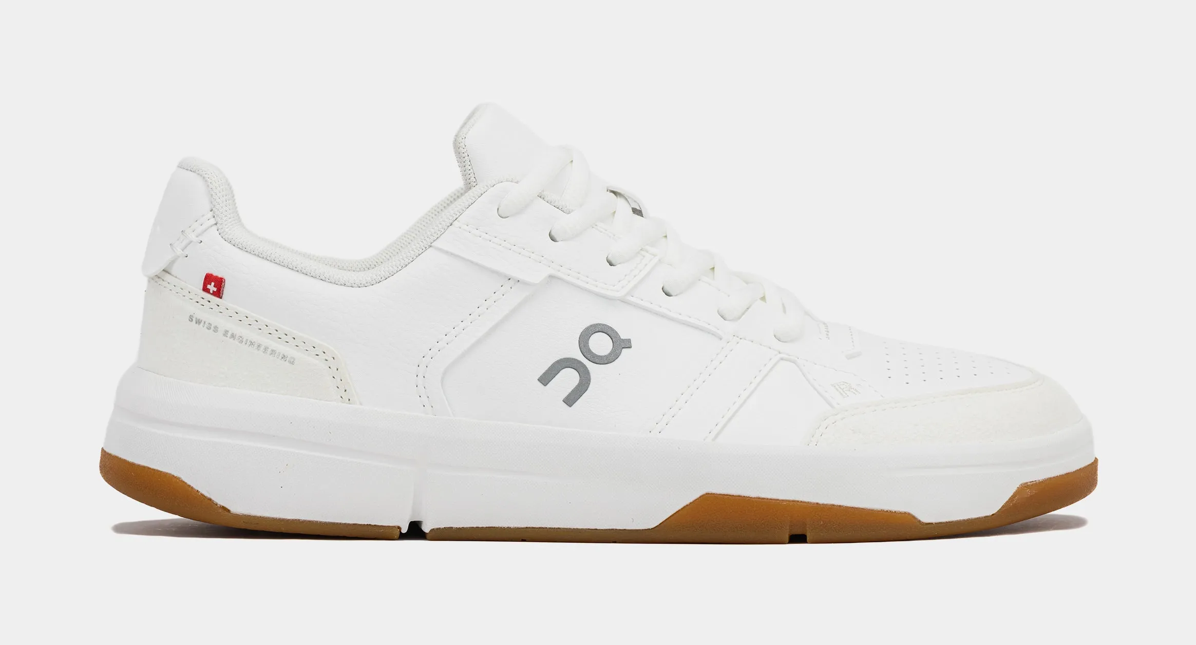 The Roger Mens Running Shoes (White/Gum)