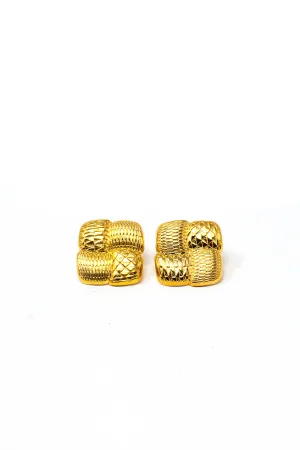 THE WOVEN Kente Stud Earrings I