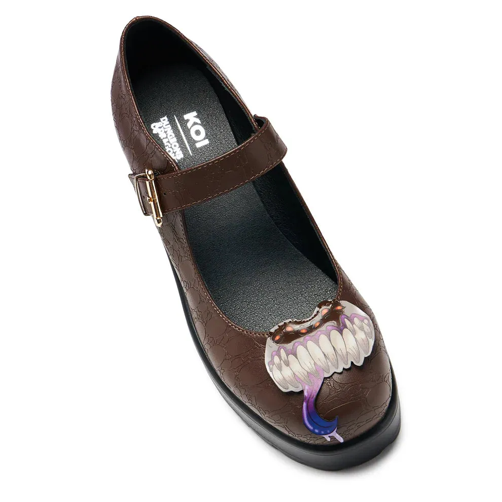 Tira Mary Jane Shoes - ‘Shapechanger Edition’-Brown-Size 8-Clearance