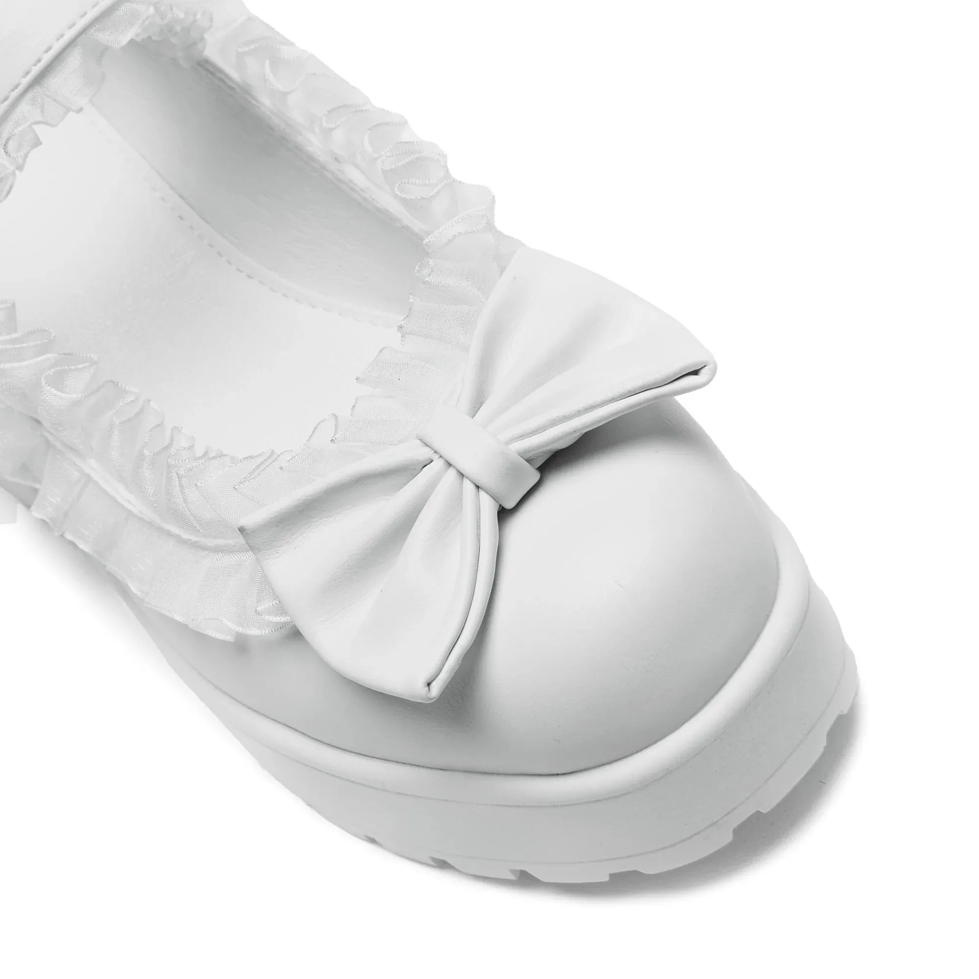 Tira Ruffle Mary Janes ‘ Porcelain Delights Edition’-Size 8-Clearance