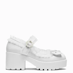 Tira Ruffle Mary Janes ‘ Porcelain Delights Edition’-Size 8-Clearance