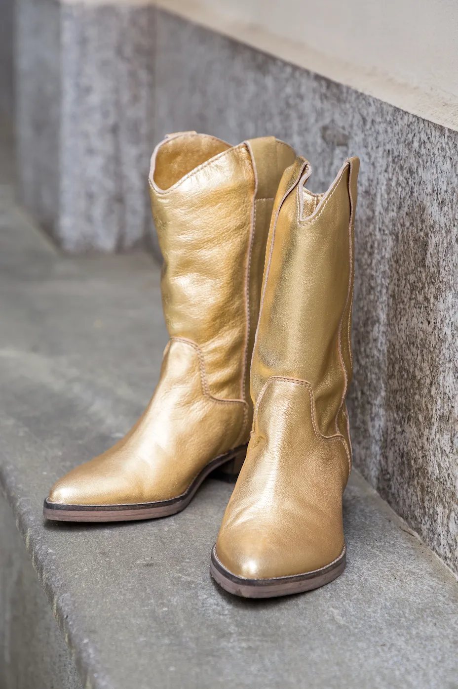 Tracy Gold Boots