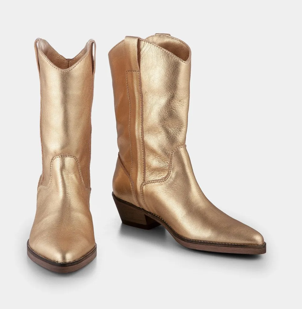 Tracy Gold Boots