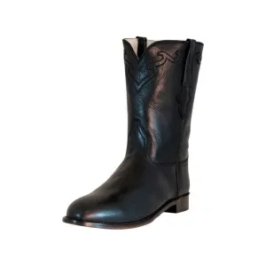 TuffRider Men's El Paso Leather Embroidered Round Toe Western Boots