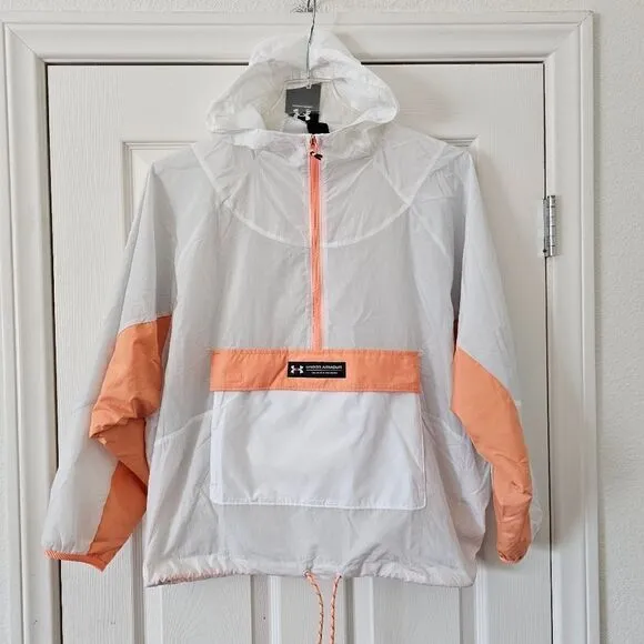 Under Armour RUSH Women's Infrared Anorak Reflective Jacket Size S NEW