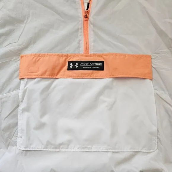 Under Armour RUSH Women's Infrared Anorak Reflective Jacket Size S NEW