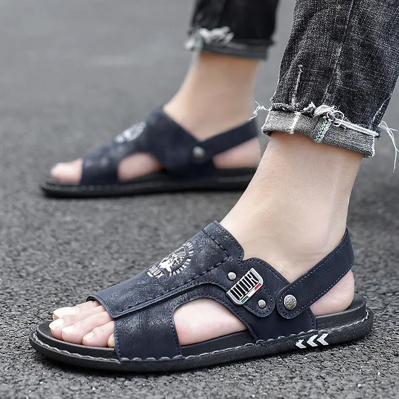 Urban Trek Leather Sandals for Men