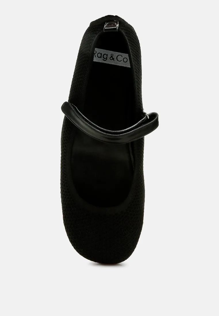 Velcro Strap Mary Jane Sandals by RUW