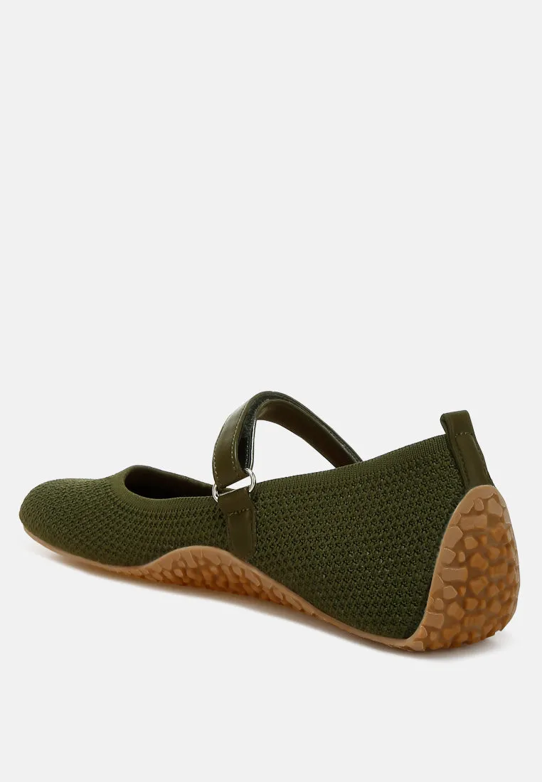 Velcro Strap Mary Jane Sandals by RUW