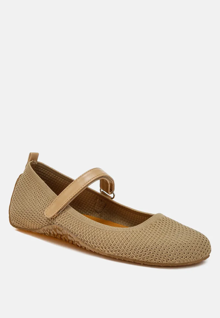 Velcro Strap Mary Jane Sandals by RUW