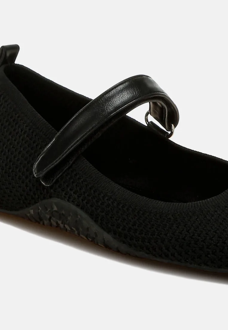 Velcro Strap Mary Jane Sandals by RUW