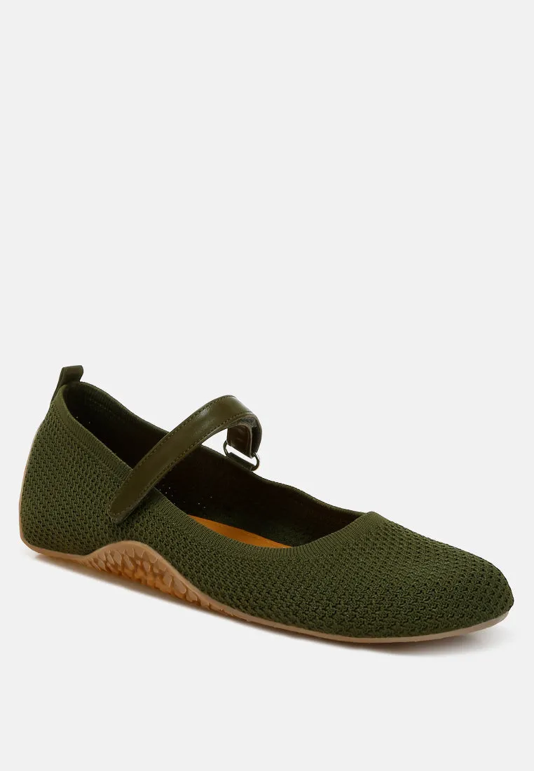 Velcro Strap Mary Jane Sandals by RUW