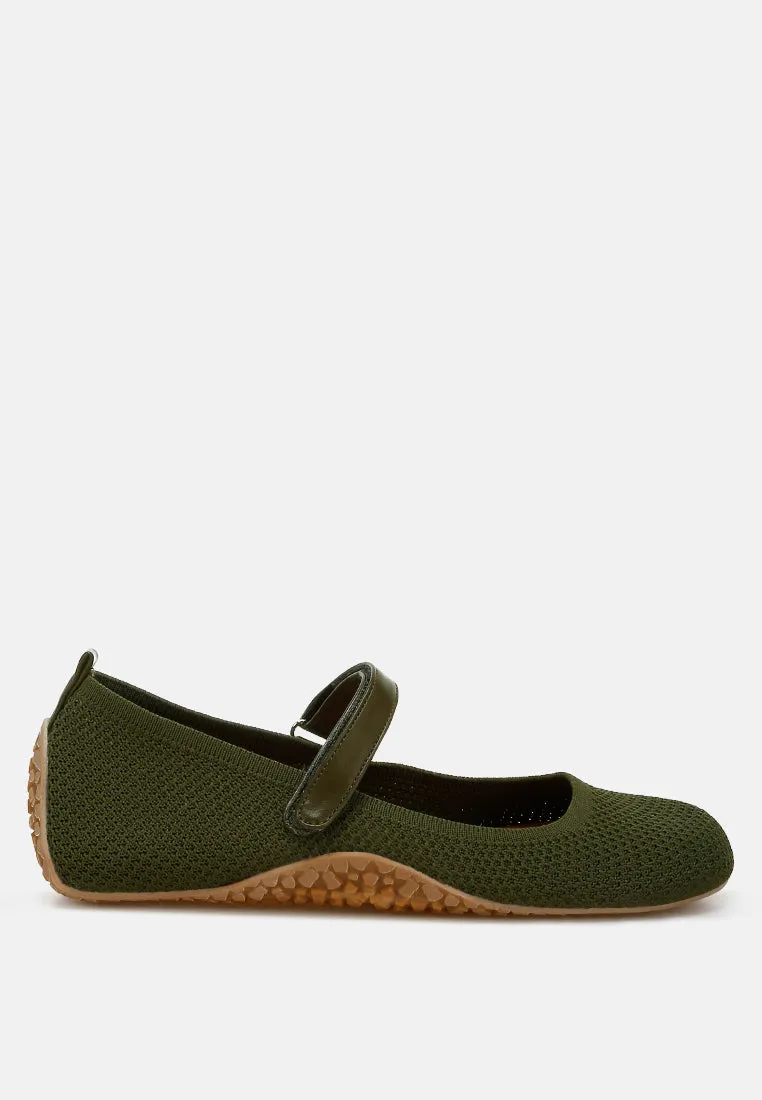 Velcro Strap Mary Jane Sandals by RUW