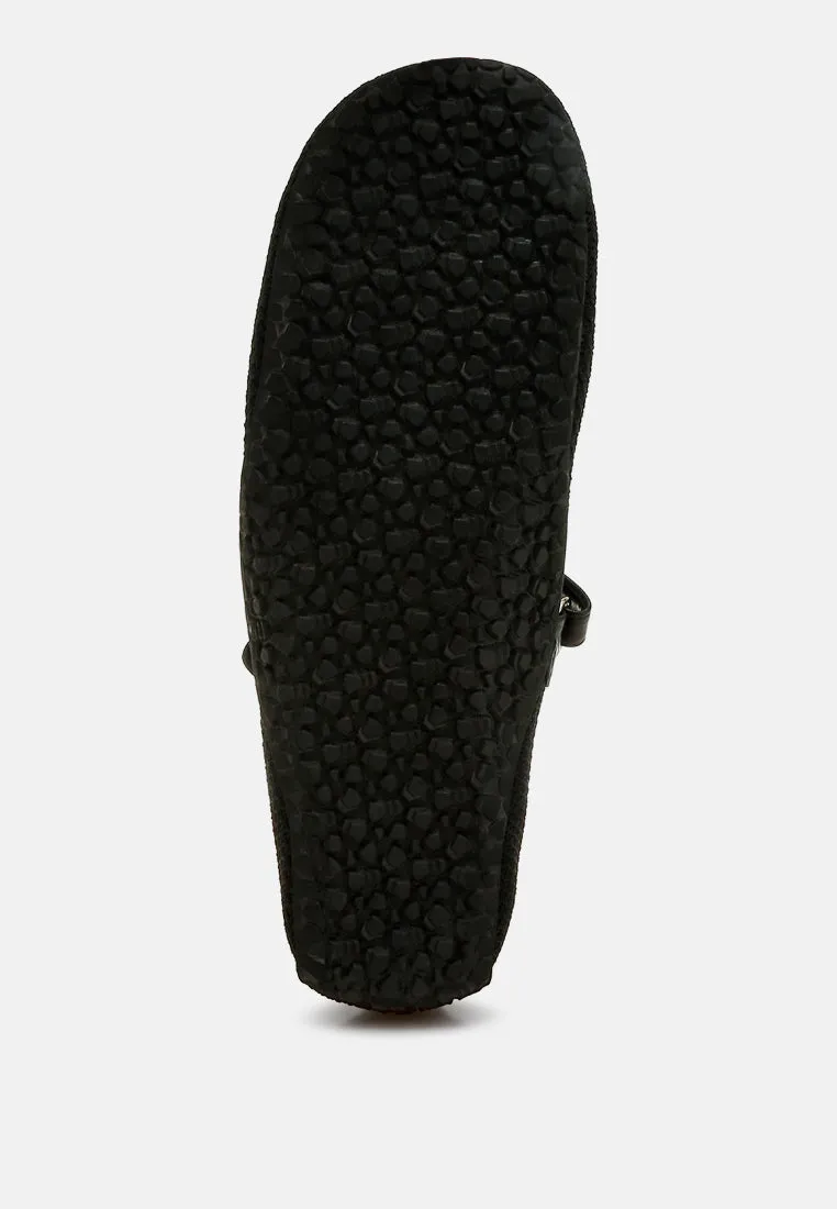 Velcro Strap Mary Jane Sandals by RUW