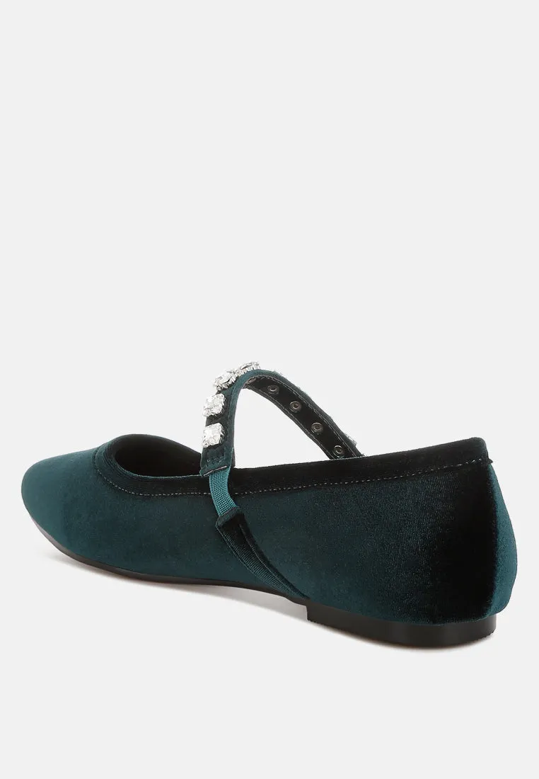 Velvet Mary Jane Ballerinas By RAG
