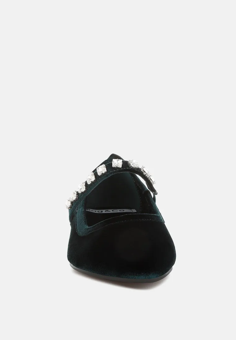 Velvet Mary Jane Ballerinas By RAG