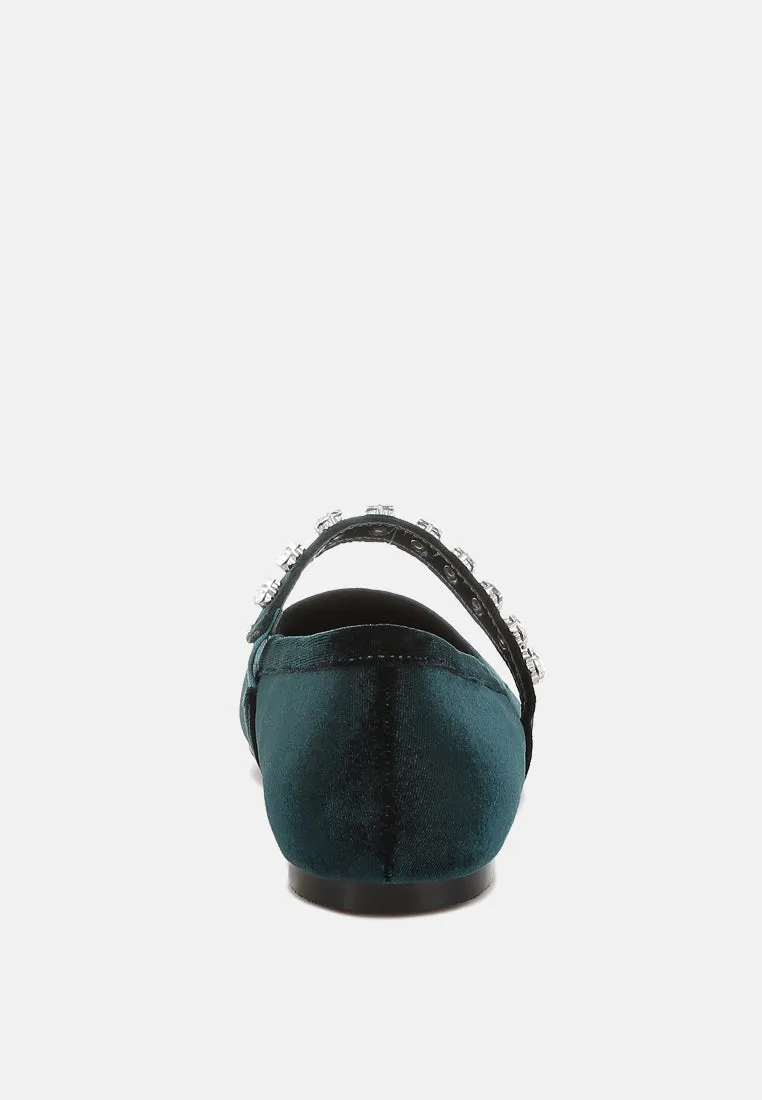 Velvet Mary Jane Ballerinas By RAG