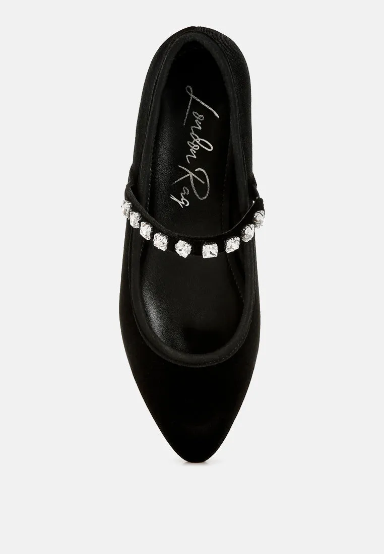 Velvet Mary Jane Ballerinas By RAG