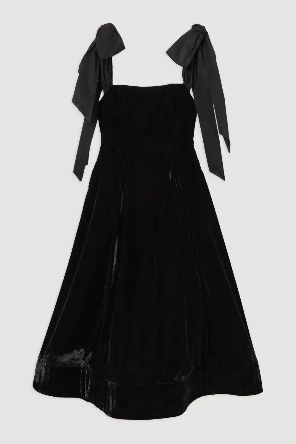 Velvet | Strapless Bow Midi Dress