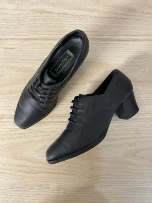 vintage 90s air supply heeled leather loafer