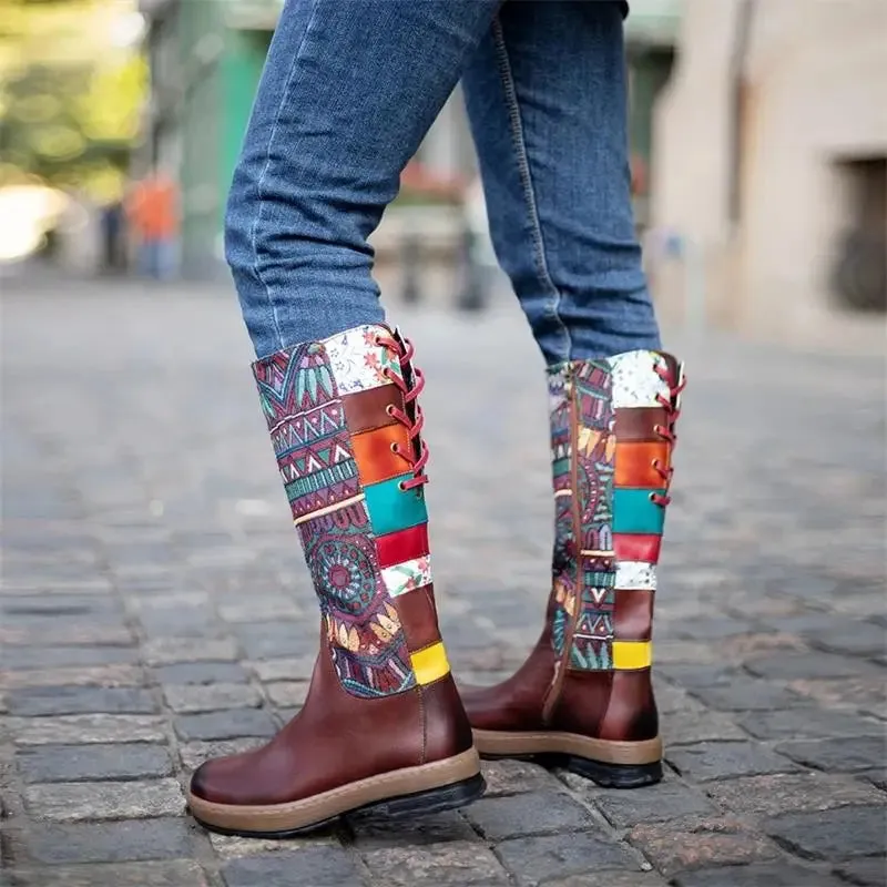 Vintage Mid-Calf Boots for Women | Timeless Elegance in Every Step | EnigmaParis