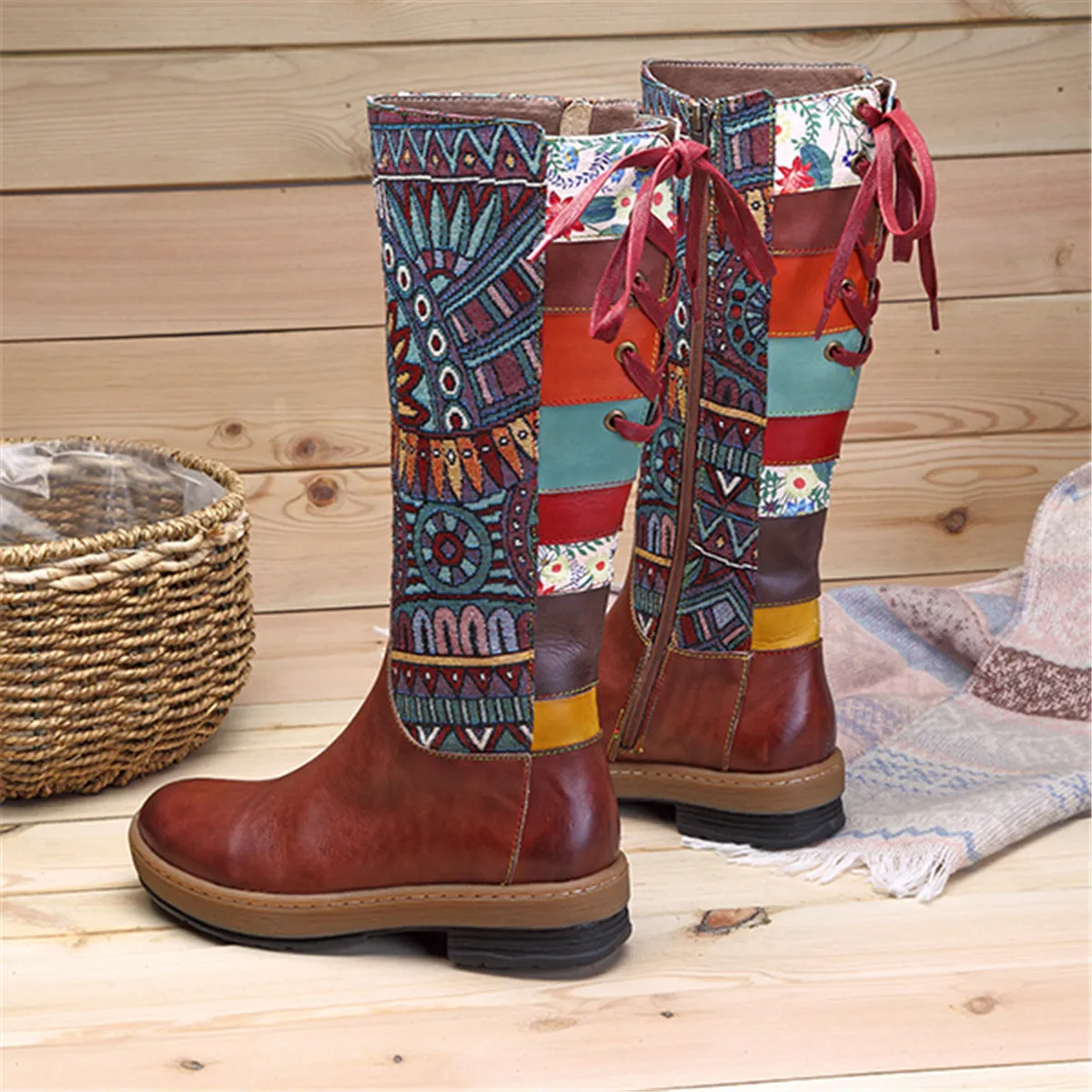 Vintage Mid-Calf Boots for Women | Timeless Elegance in Every Step | EnigmaParis