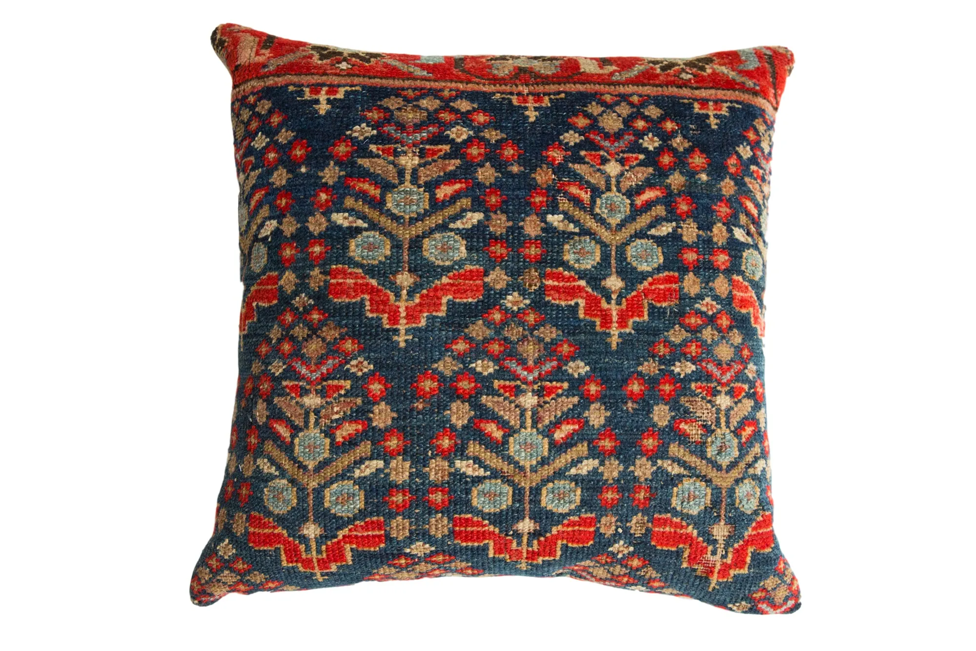 Vintage Rug Fragment Throw Pillow