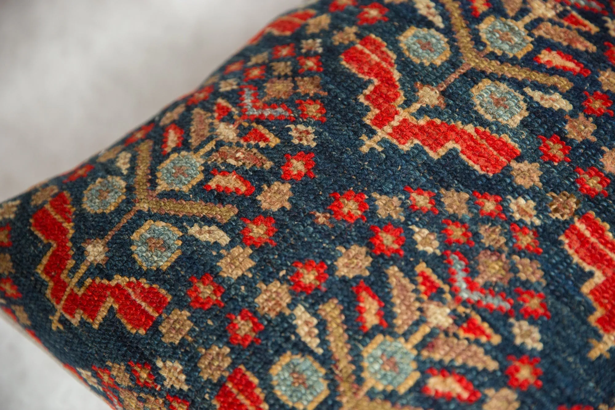Vintage Rug Fragment Throw Pillow
