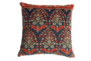 Vintage Rug Fragment Throw Pillow