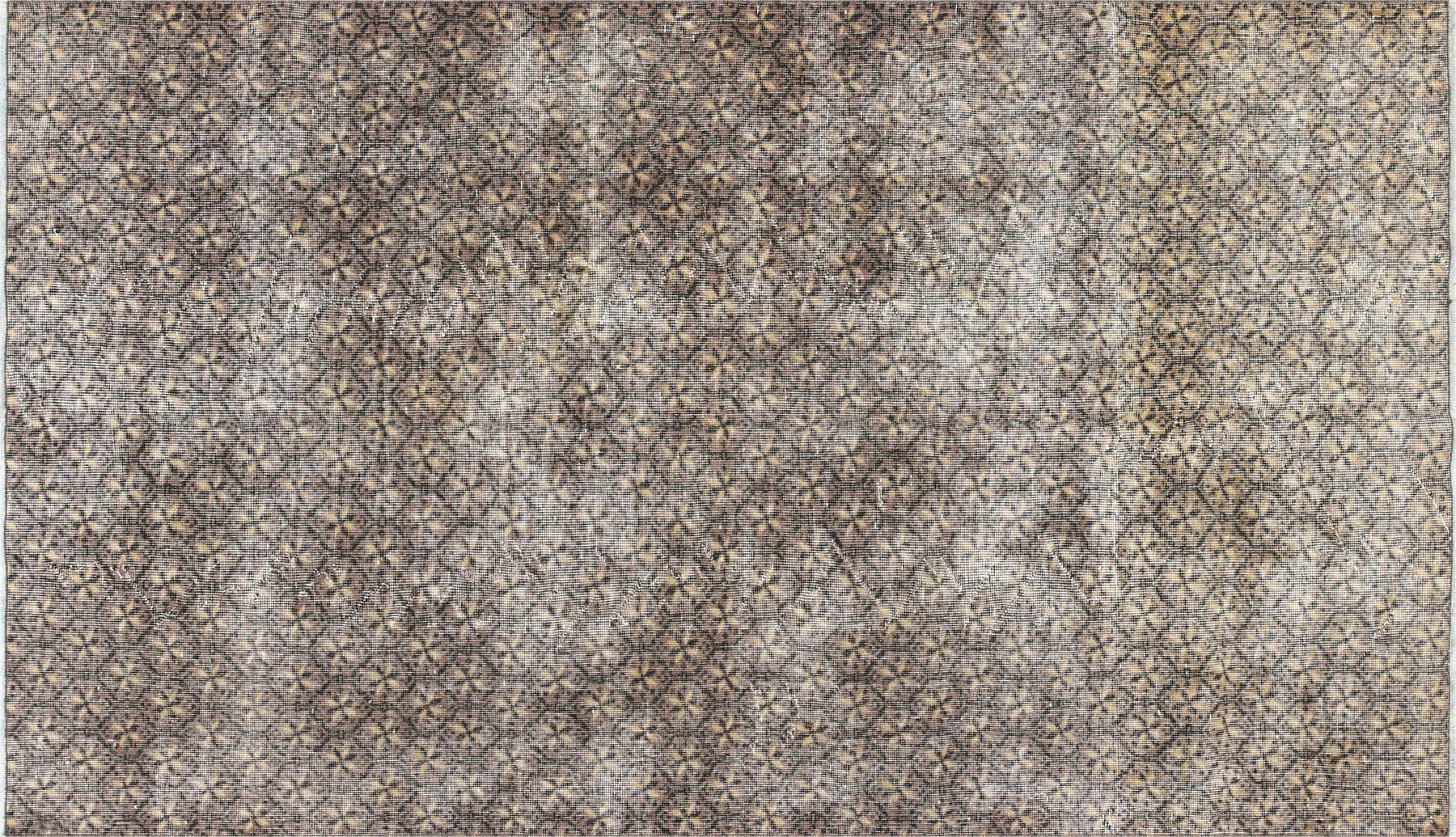 Vintage Turkish Mid-Century-Modern Rug - 4'10" x 8'6"