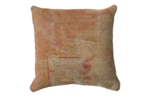Vintage Turkish Rug Fragment Throw Pillow