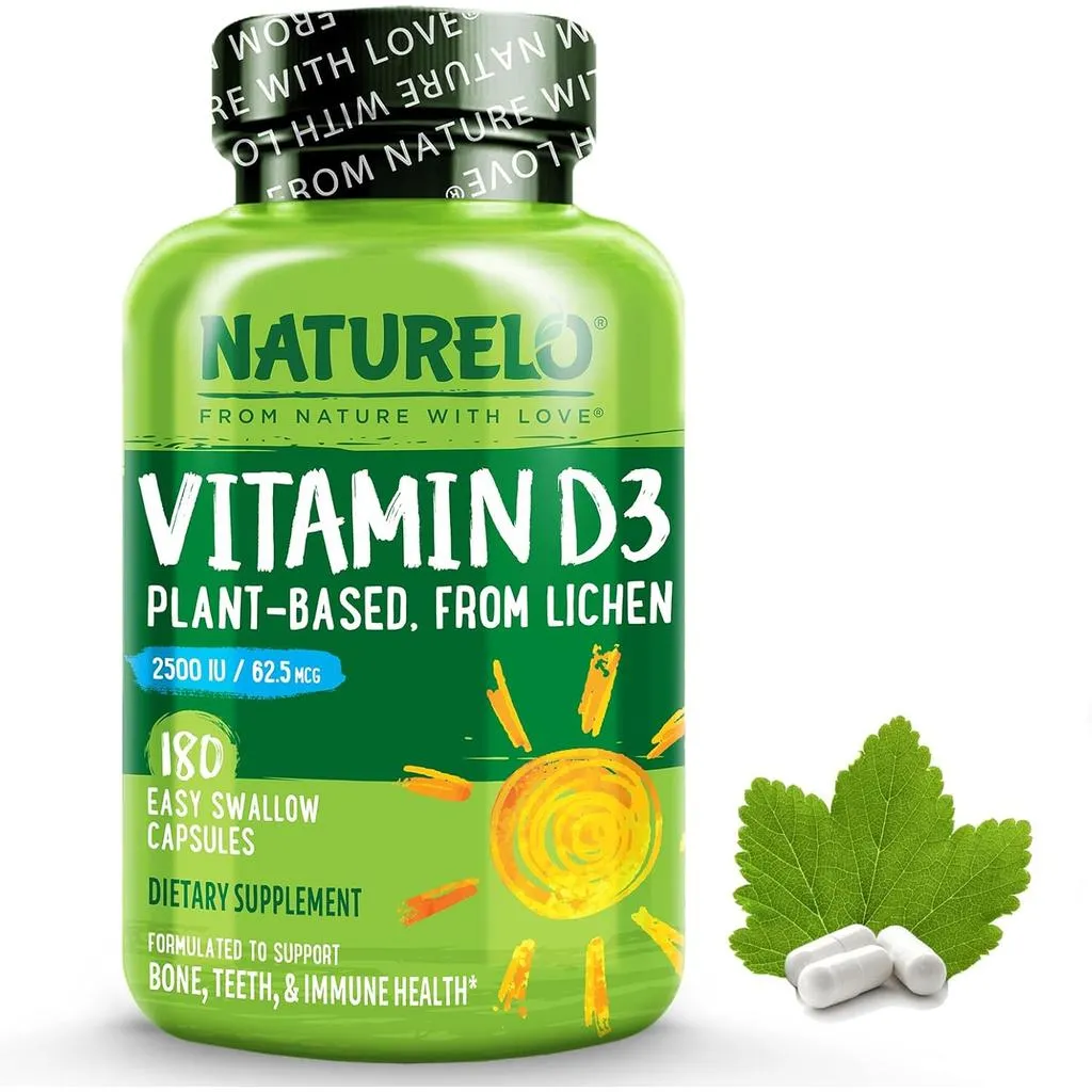 Vitamin D from Natural Wild Harvested Lichen 2500 IU