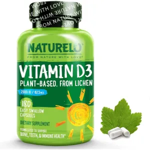 Vitamin D from Natural Wild Harvested Lichen 2500 IU