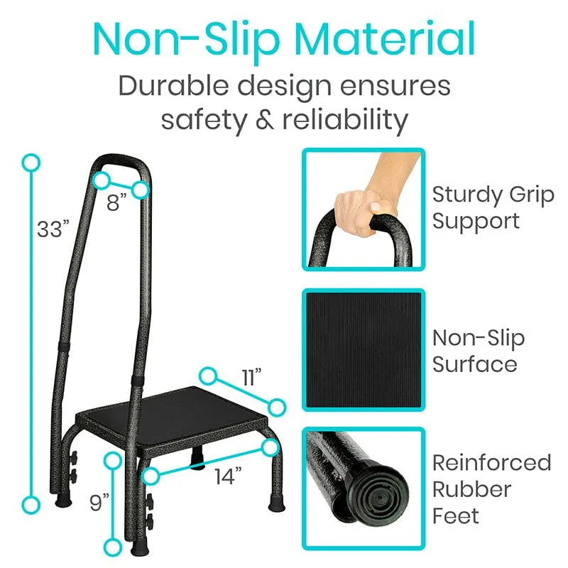 Vive Step Stool with Handrail