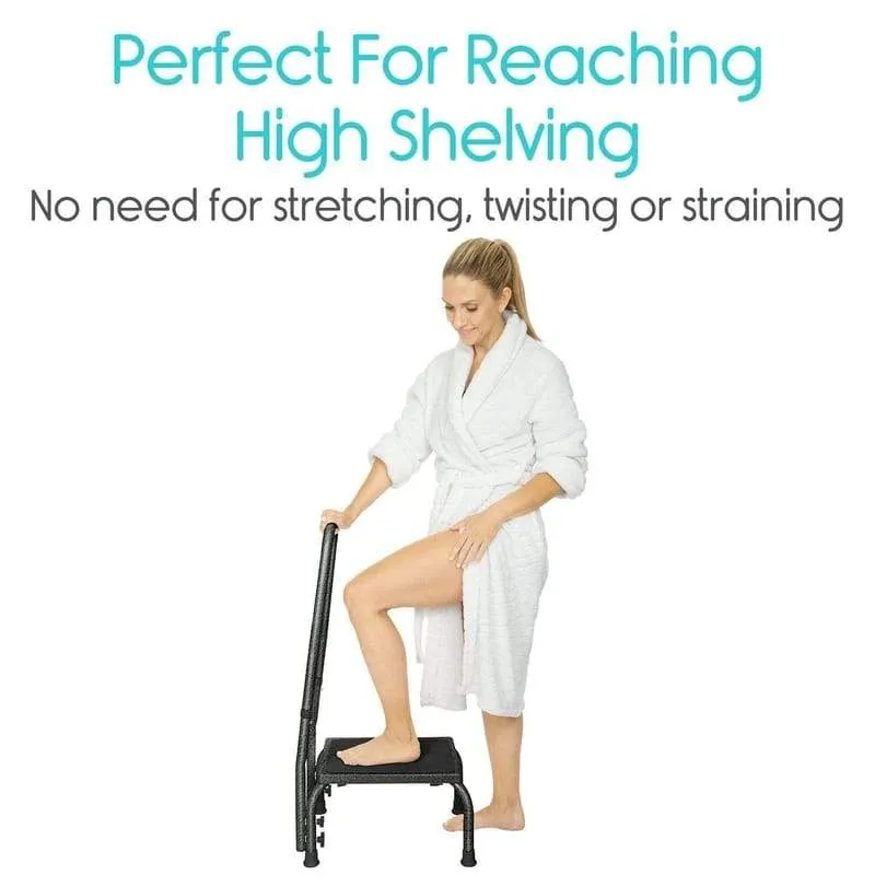 Vive Step Stool with Handrail