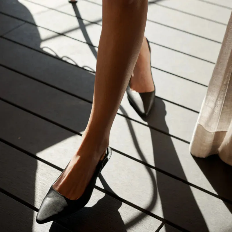 Voltaire Heel - Black - 25% OFF AUTOMATICALLY APPLIED AT CHECKOUT