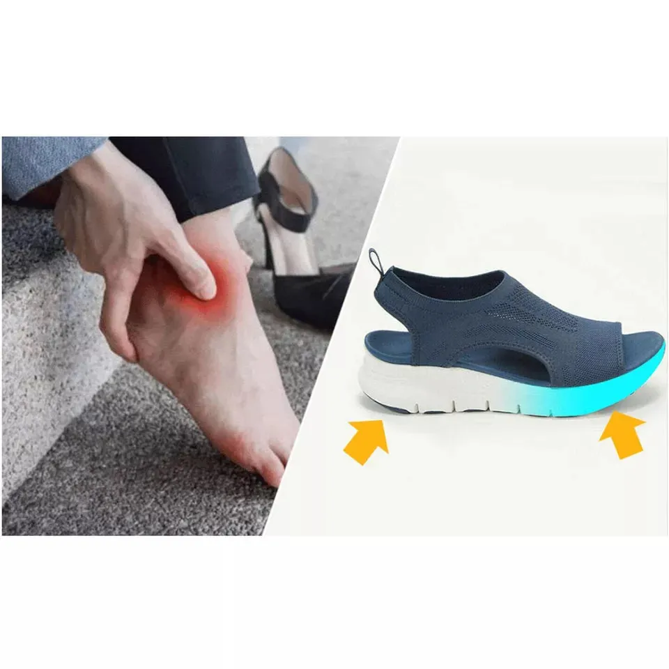 Washable Slingback Orthopedic Slide Sport Sandals