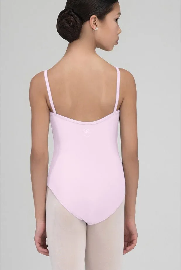 Wear Moi Abbie Camisole Leotard Kids -Pale Pink
