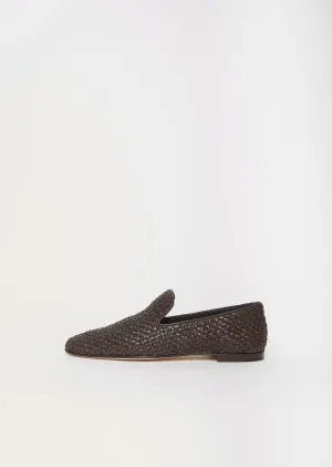 Weaving Leather Mocassino