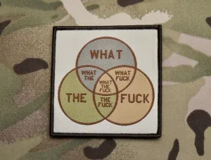 WHAT THE FUCK VENN DIAGRAM WOVEN MORALE PATCH