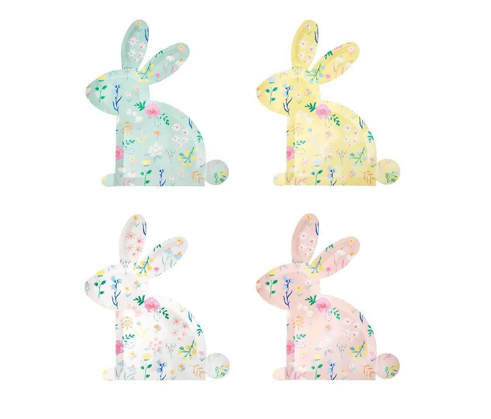 Wildflower Bunny Dinner Plates