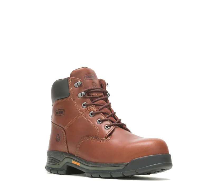 Wolverine Men's Harrison Lace-Up Steel-Toe 6" Work Boot