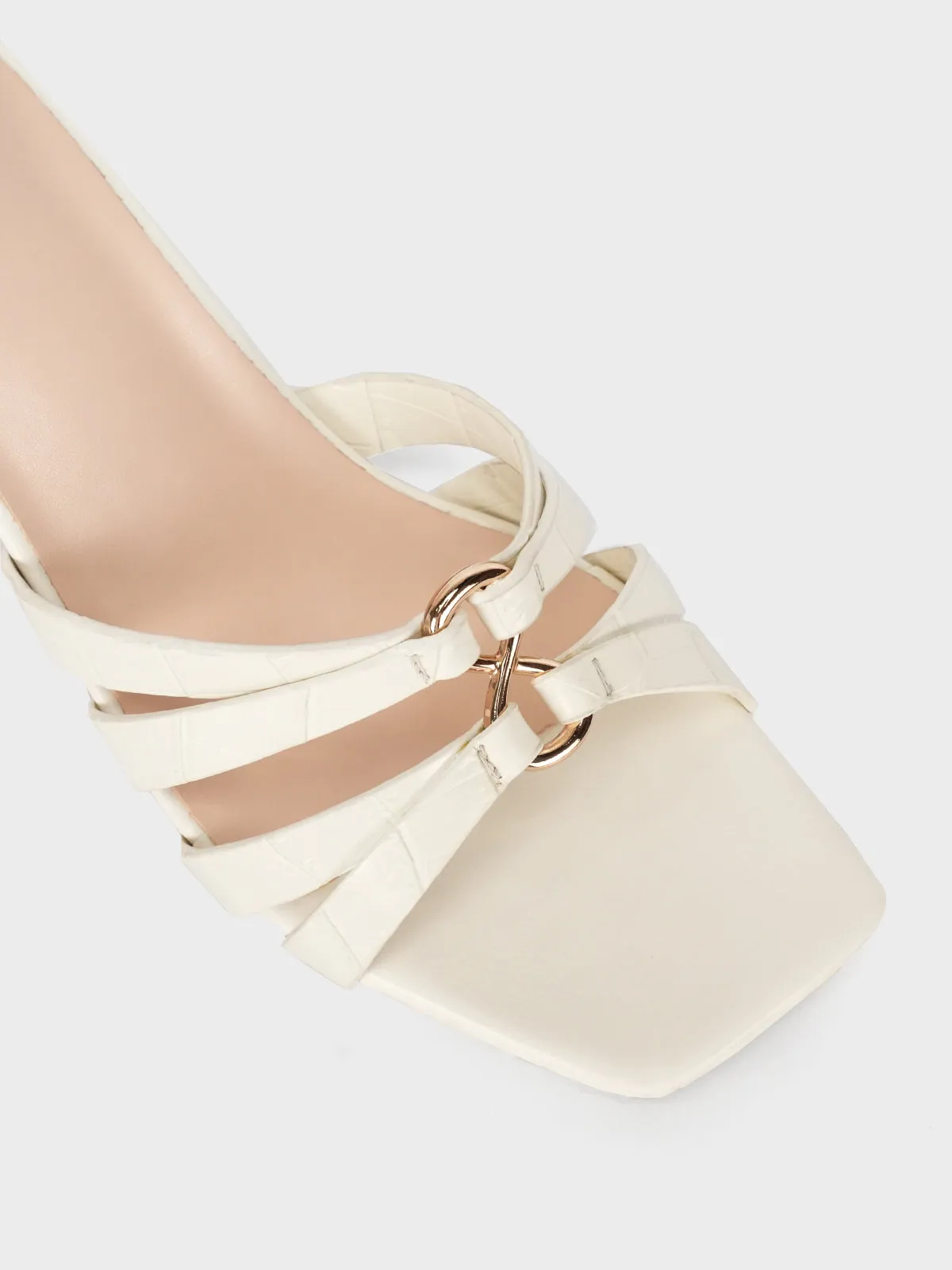 Women "ALEZAE" Block Heel Sandals